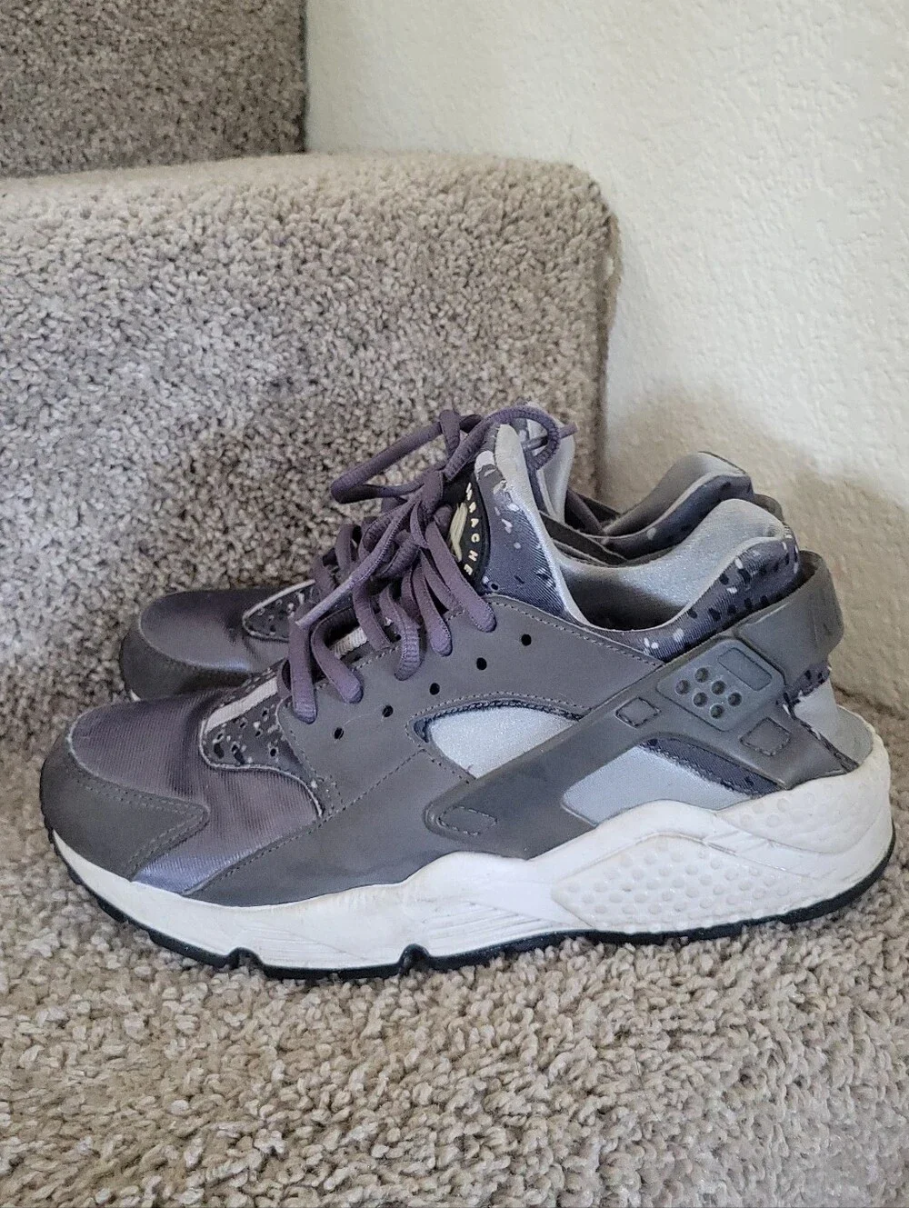 Nike Air Huarache Run Print Womens Sneakers Size 6.5